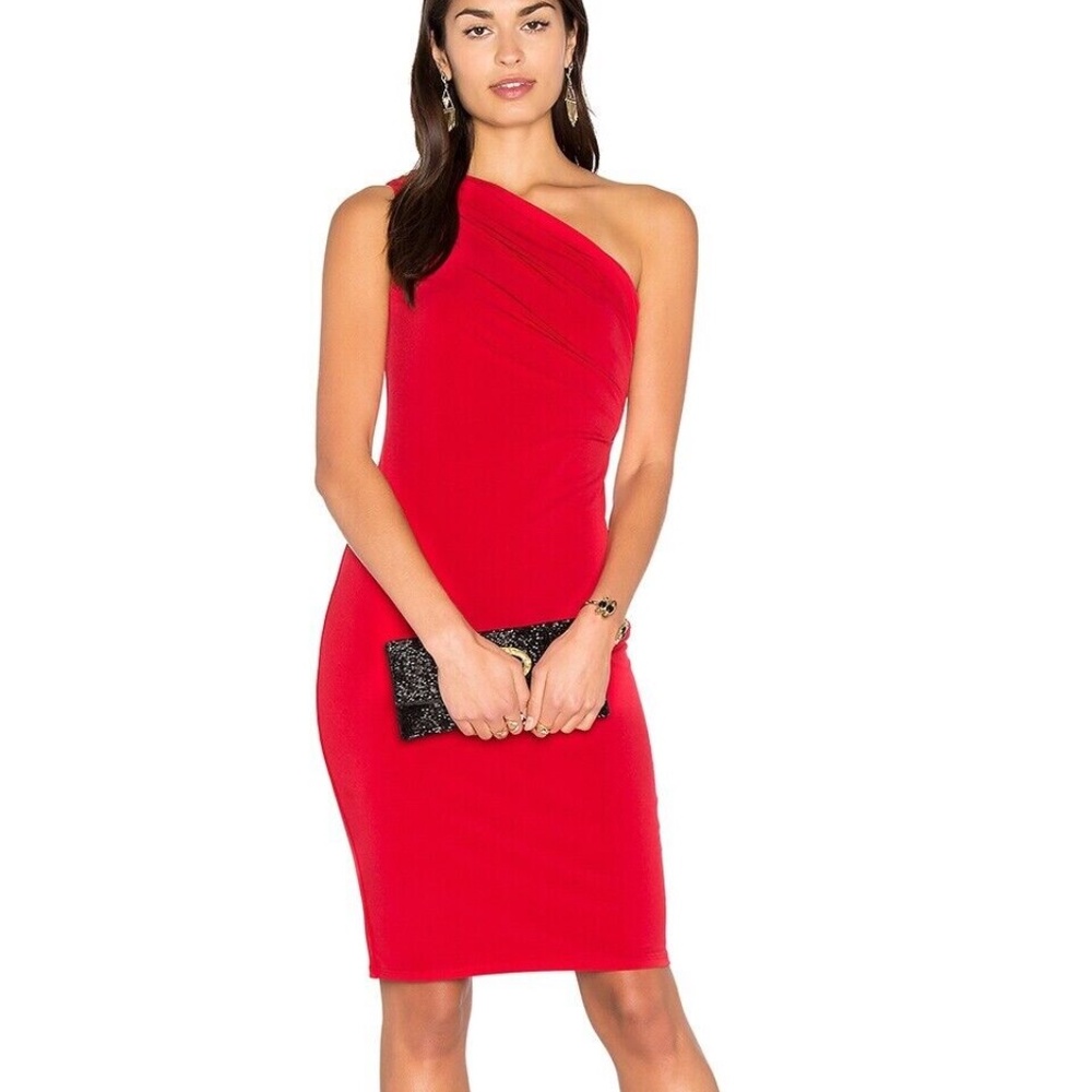 Velvet by Graham & Spencer One Shoulder Midi Dress
